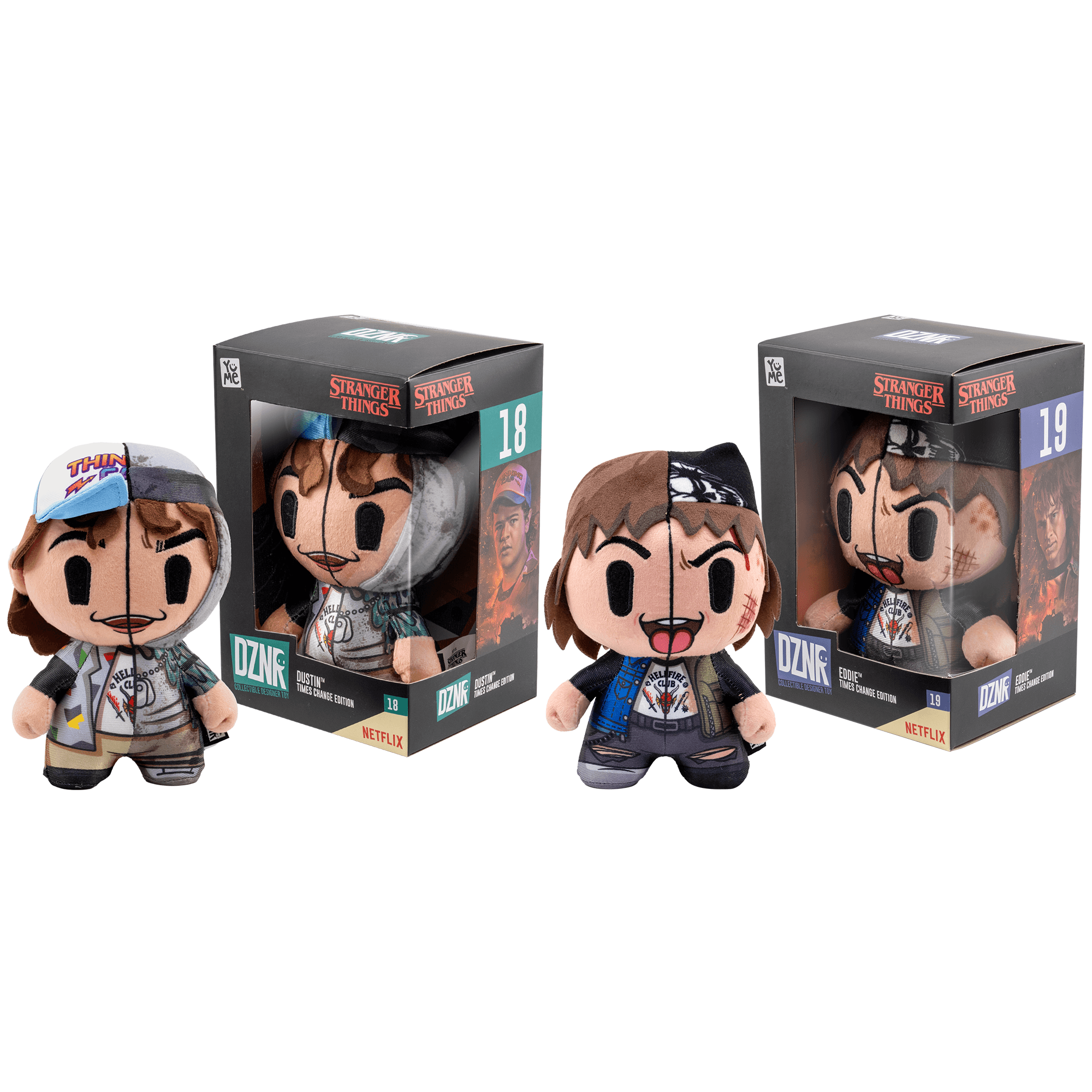 7" DZNR Stranger Things Dustin and Eddie Bundle Plush