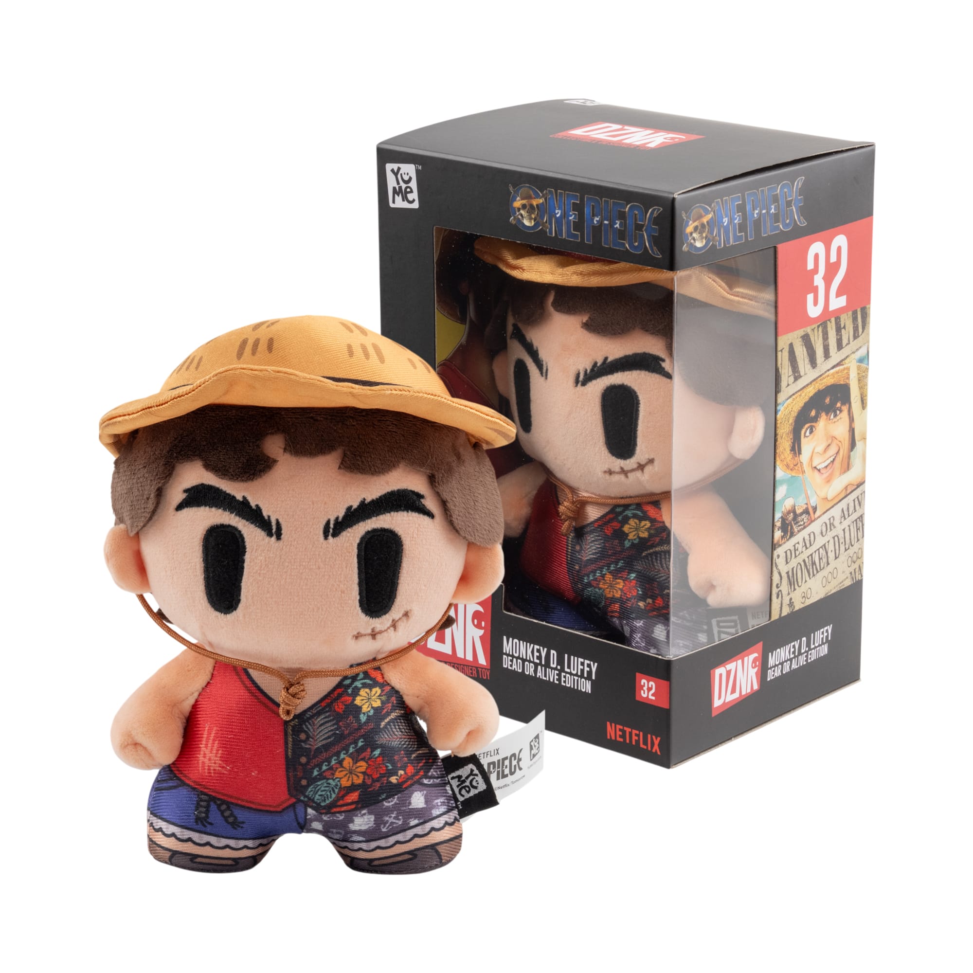 7" DZNR One Piece Luffy Plush