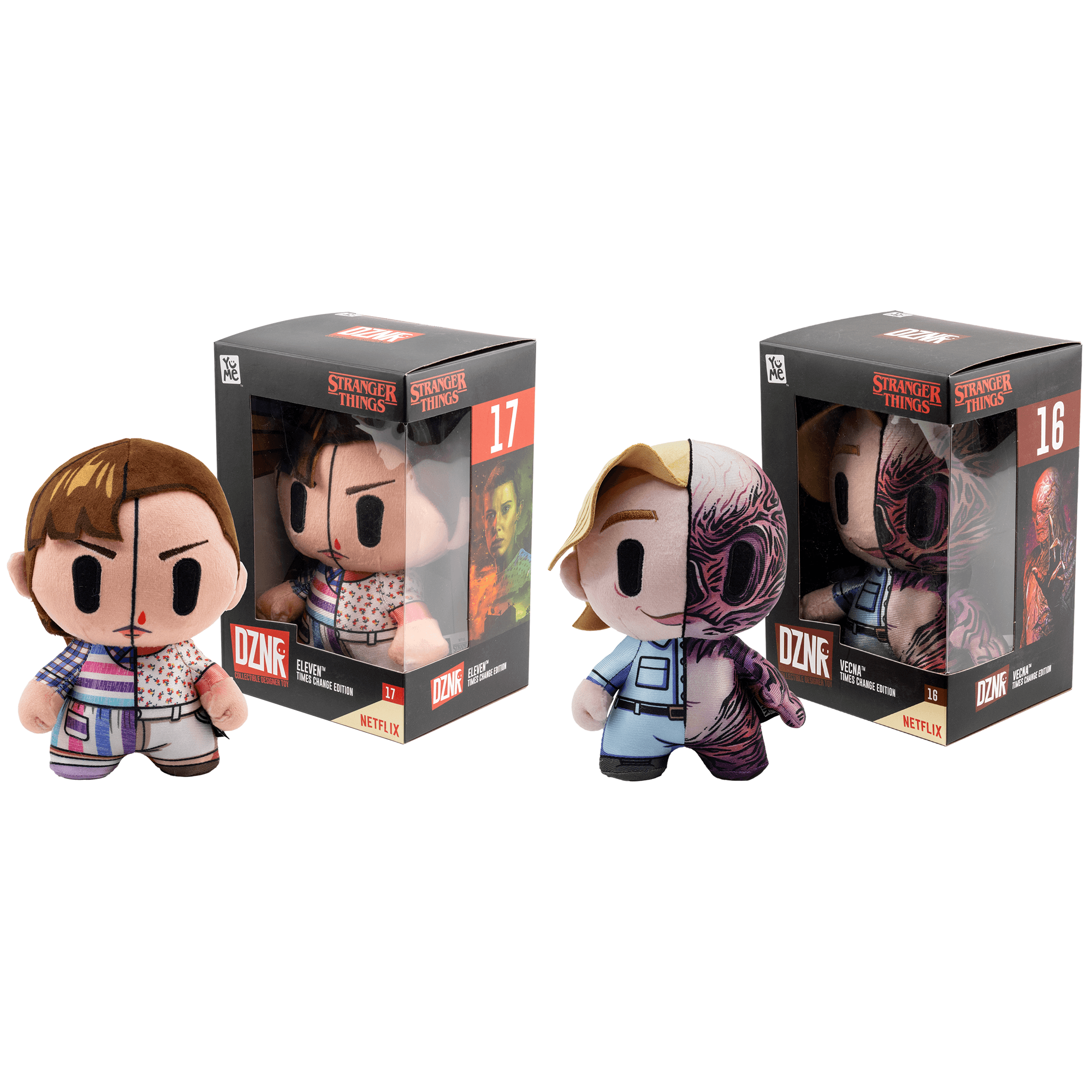 7" DZNR Stranger Things Eleven and Vecna Bundle Plush