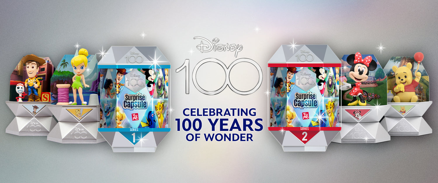 Disney 100 and Pixar Surprise 1 Mystery Capsule Series 2 New